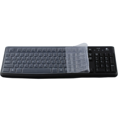 New Clear Silicone Keyboard Protector Cover Skin Guard for Logitech MK120 K120