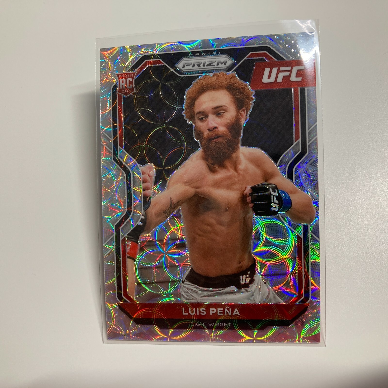 Luis Pena 2021 Panini Prizm UFC Premium Box Set Scope Rookie Card 73/99 #27