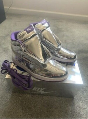 Kool Kiy Reves Paris NYC 7 Silver Purple NEVER WORE BRAND NEW