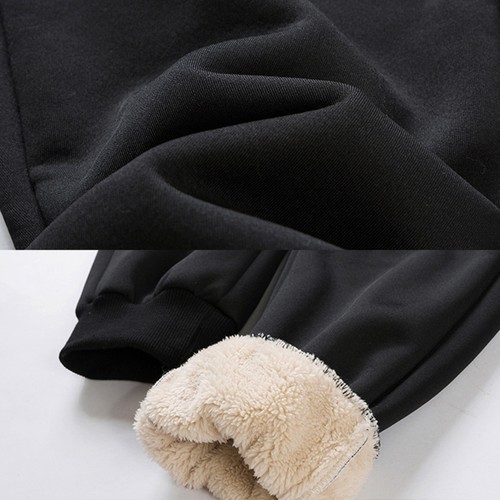 Mens Winter Warm Soft Fleece Lined Pants Thermals-Casual Sports Joggers Trousers - Picture 8 of 15