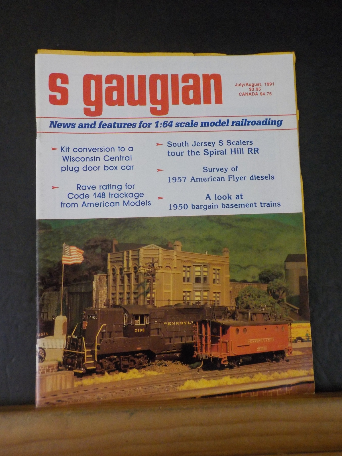 S Gaugian 1991 July Augu Convert  Pacific Rail kit to Wisc Central 50' plug door