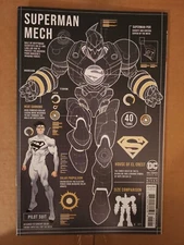 DC MECH #2 COVER B DAN MORA CARD STOCK VARIANT NM DC 2022. J3 BOX