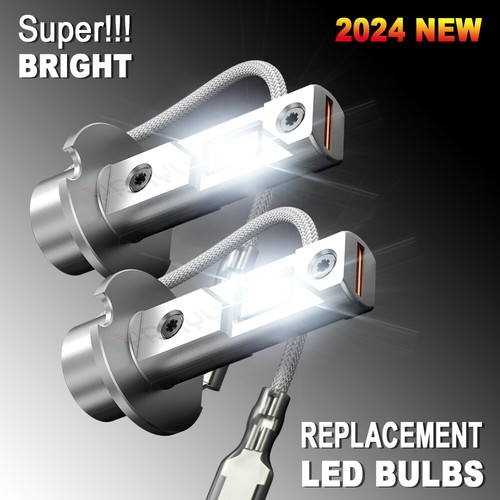 H3 LED Fog Light Bulb Conversion Kit Super Bright White DRL Lamp 6500K