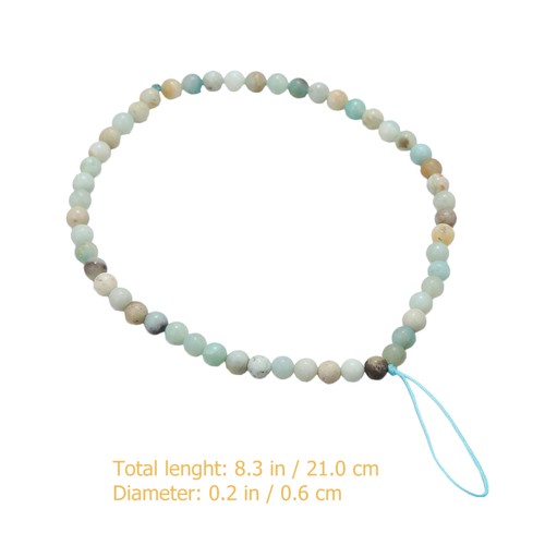Mobile Phone Straps Natural Stone Lanyard Beaded Lanyards - Photo 4 sur 10