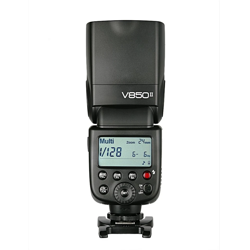 US Godox V850II Flash GN60 2.4G 1/8000s HSS 650 Full-Power Flashes+X2T-C Trigger - Image 2 of 4