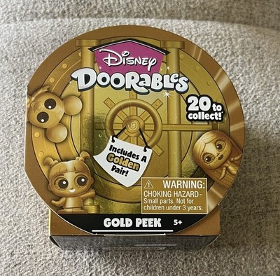 Disney Doorables Gold Peek *NEW* in Open Package. Frozen's Elsa And Olaf