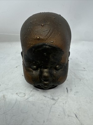 Vintage Doll Head Antique Factory Mold  6.25    Steampunk Industrial Art