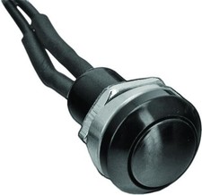 HardDrive 370338 Mini Push Button Switch - Black
