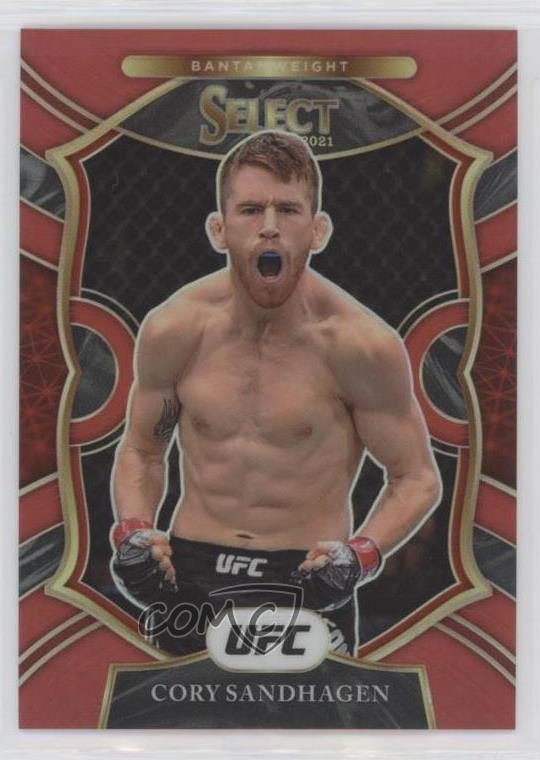 2021 Panini Select UFC Concourse Red Prizm 83/99 Cory Sandhagen #50 n0c