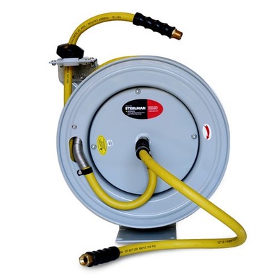 Steelman Water / Pneumatic Hose Reel with 300 PSI 50-Foot 1/2 in. Hose 96840-IND