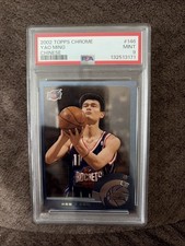 Yao Ming 2002 Topps Chrome Chinese RC PSA 9