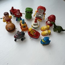 Vintage Wind-up Toys Lot Of Some Tomy Some Pullback All Various Conditions