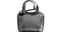 Taylor Madison Clear Leopard Bath Storage Box Medium Size
