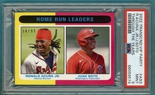 2022 Topps Transcendent VIP Party Acuna/Soto Through The Years /99 #AS3 PSA 9!