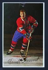 Tough Short Print Claude Provost 1969-71 Canadiens Team Issued Postcard !