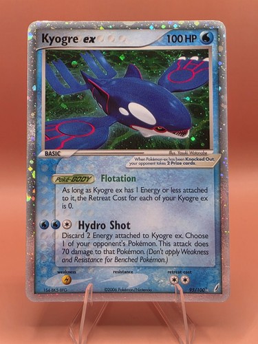 Kyogre ex 95/100 Crystal Guardians Holo