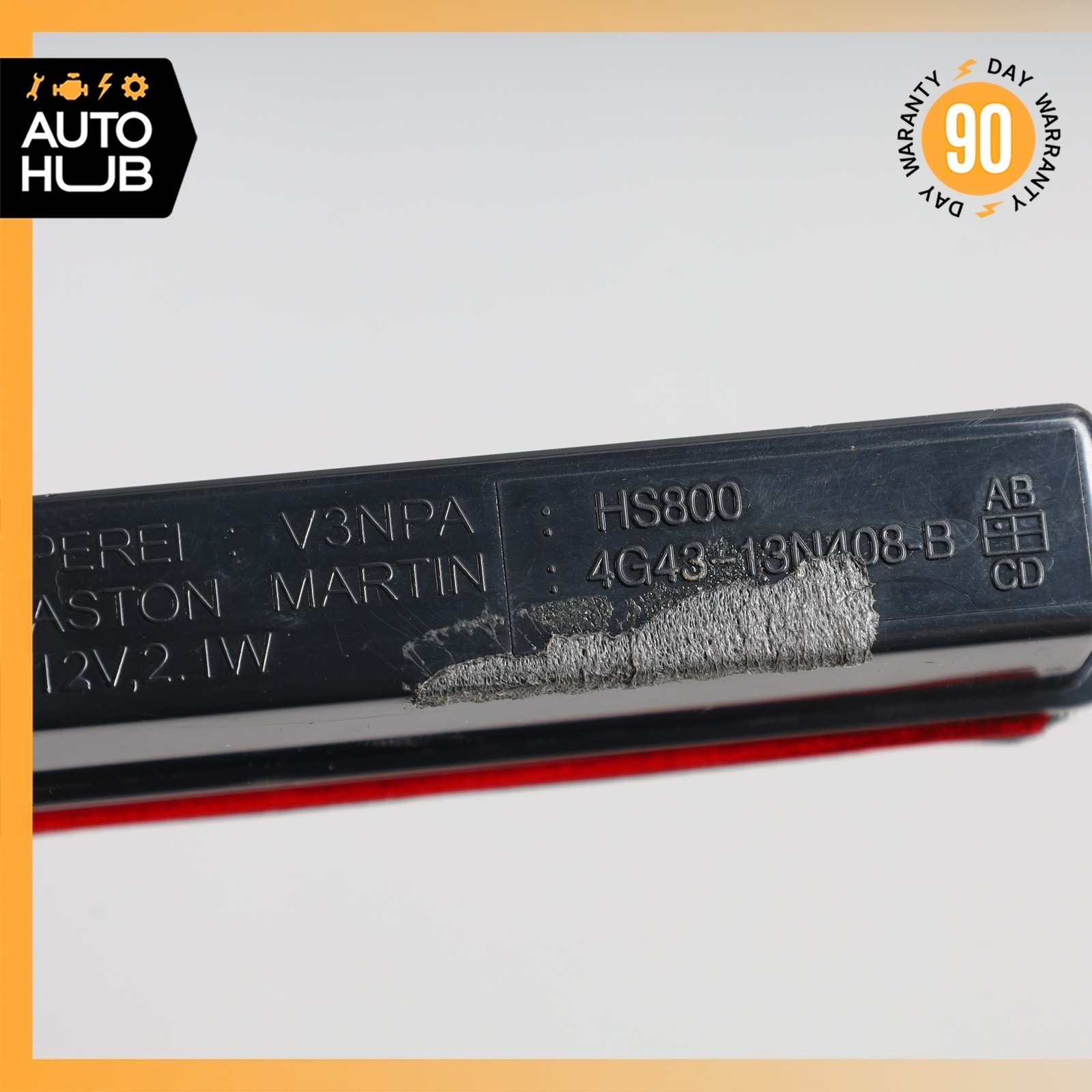 05-12 Aston Martin DB9 Volante 3rd Third Brake Stop Light Lamp 4G4313N408BE OEM