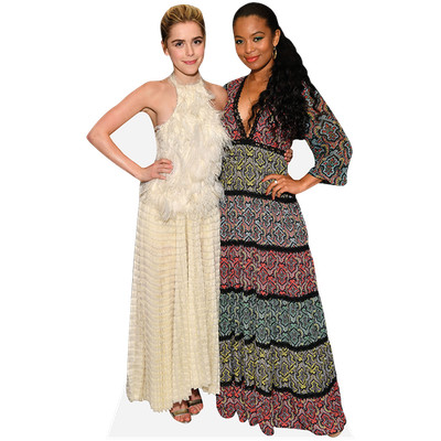 Kiernan Shipka And Jaz Sinclair (Duo) Mini Celebrity Cutout