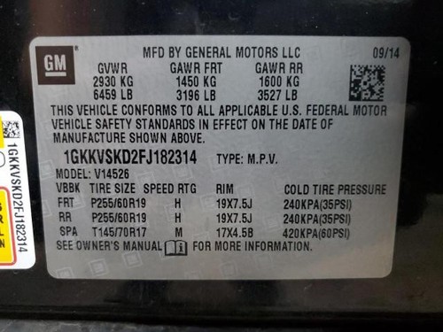 2013-2016 GMC Acadia FR Headlight Control Module Used L90028073 OEM - Picture 13 of 13