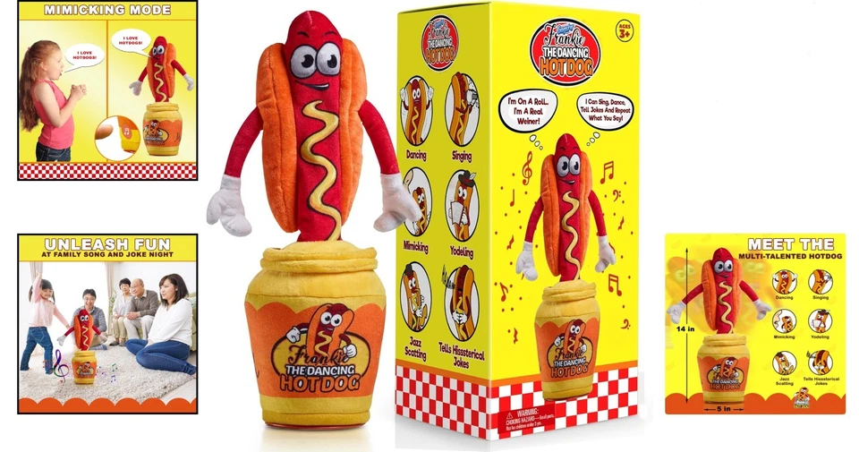 The Ultimate Dancing 热狗玩具 – 儿童和成人的搞笑礼物-Ups — 第 2/4 张图片