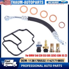 Oil Supply Line Hose w/ Seal Washers For BMW E46 E39 E53 E36 11361705532