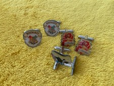 Harry Potter Cufflinks Arthur Price Hogwarts Gryffindor Quidditch 3xPairs