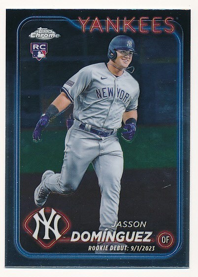JASSON DOMINGUEZ 2024 TOPPS CHROME #USC70 UPDATE RC ROOKIE YANKEES B