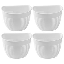  4 Pcs Mobile Contenitore Bagno Organizer Da Parete Portaoggetti Cucina