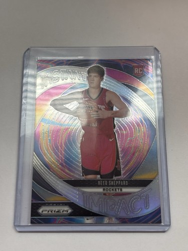 2024-25 Panini Prizm - Instant Impact Reed Sheppard #24 Silver Prizm (RC)