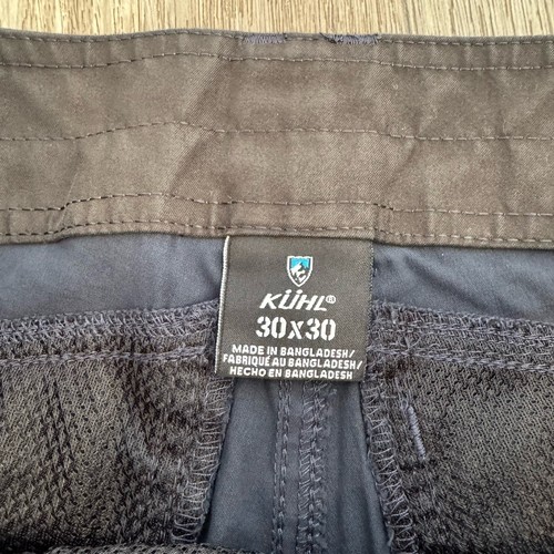 Kuhl Renegade Rock Pant Mens 30x30 UPF 50+ Stretch Hiking Outdoor Navy Blue 5603 - Picture 4 of 10
