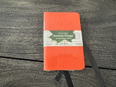 Field Notes Autumn Trilogy Limited Edition Notebooks Fall 2019 FNC-44 NEW SEALED