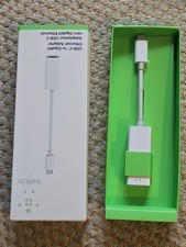  BRAND NEW Belkin USB-C to Gigabit Ethernet Adapter - White