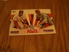 BOB GIBSON & STEVE CARLTON ONE - TWO PUNCH  2023 TOPPS   BASEBALL CARD #12P-22