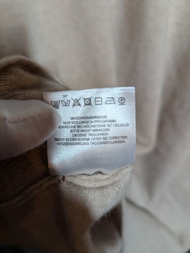 Maglione Rugby William Lockie Monaghans 4 Strati Crema Cashmere Uomo Taglia 46 - Foto 7 di 19