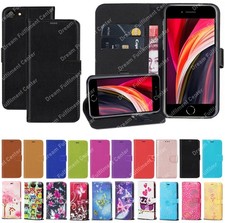 Case For iPhone SE 2016 SE 2020 SE 2022 Leather Flip Magnetic Wallet Phone Cover
