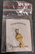 gold toned weight watchers charm