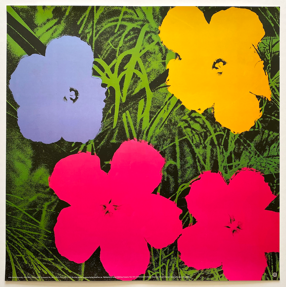 ANDY WARHOL FOUNDATION RARE 1993 LITHOGRAPH PRINT POP ART POSTER