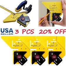 3Pcs Multifunctional Trim Carpentry Aid,Precision Measuring Miter Marking Tool