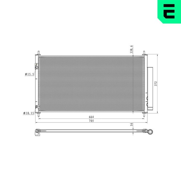 Kondensator Klimaanlage ERA 667374 FüR Honda Civic IX FK Tourer FB Vtec FK1 Dtec-image