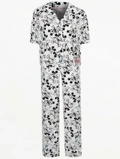 Disney Womens Pyjama Set T Shirt & Bottoms  Nightwear Loungewear Sleepwear Gift