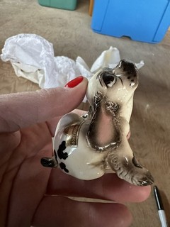 Old Monrovia Hagen Renaker DW Cocker Spaniel Dot Figurine Helen Perrin Farnlund