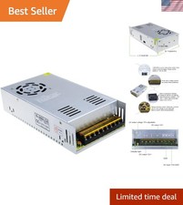 Adjustable Output AC-DC 30A Power Supply with Cooling Fan - Indoor Use Only