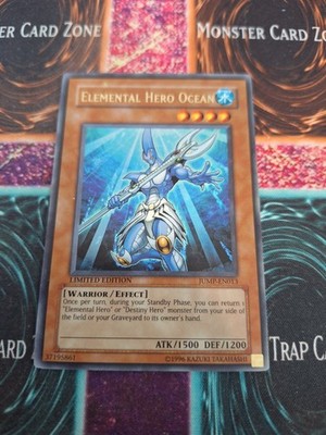 Yugioh Elemental Hero Ocean JUMP-EN013 Ultra Rare Limited Near Mint