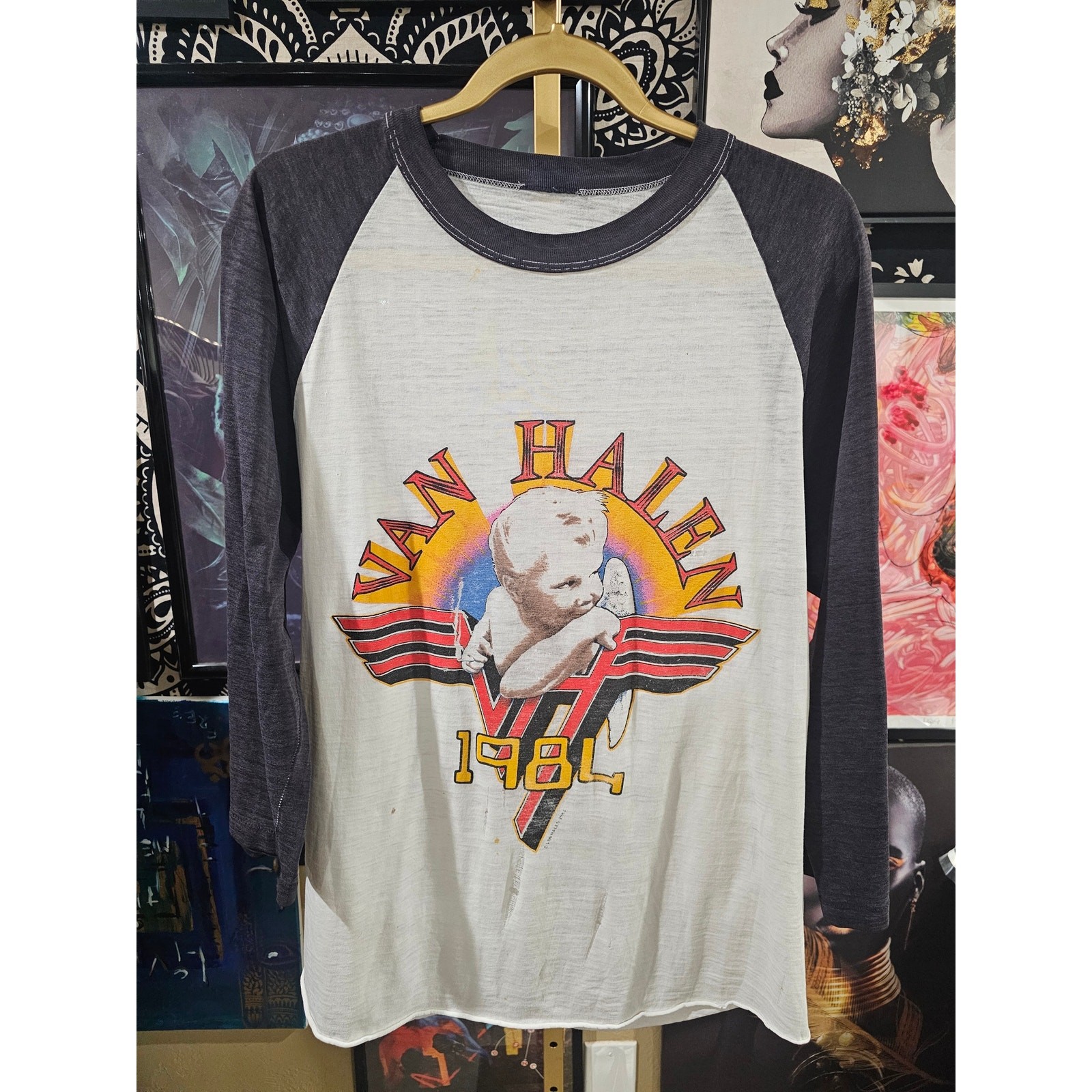 Van Halen — Paper Thin vintage concert t-shirt
