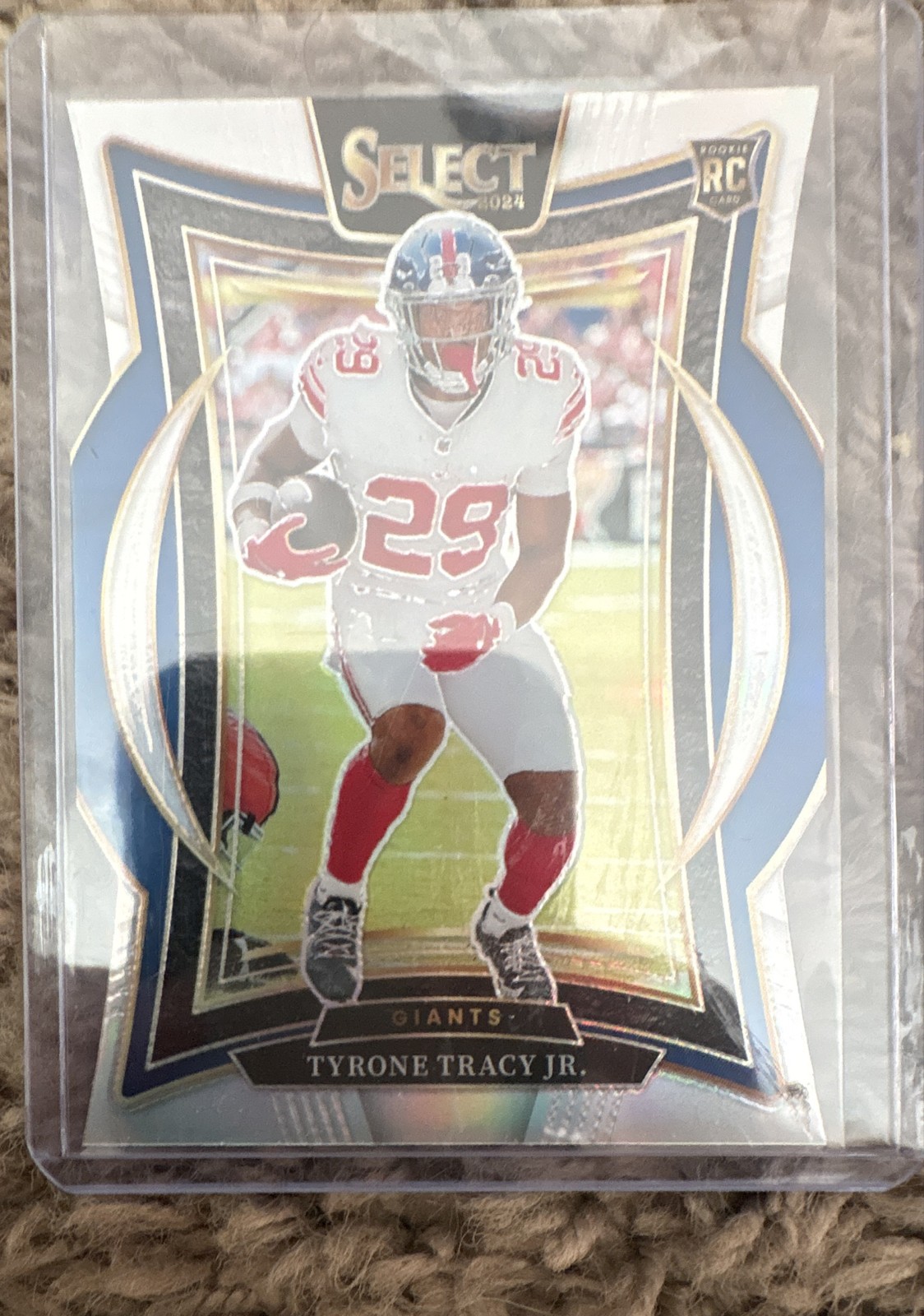 2024 Panini Select - Concourse Tyrone Tracy Jr. #61 Silver Prizm Die-Cut (RC)