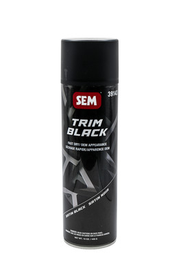 SEM Products 39143Trim Black Aerosol Spray Can 20 oz. Auto Body Paint