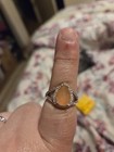 Ring Bomb Party Teardrop Quartz Halo Size 7 — photo 1