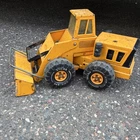 Tonka Loader Construction Vehicle Pressed Steel Yellow Black