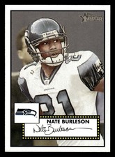 2006 Topps Heritage #278 Nate Burleson Card Seattle Seahawks