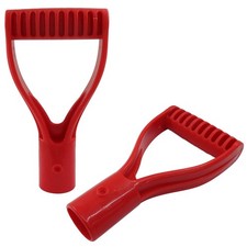 Shovel D Grip Handle, 2 Pcs 32mm Inner Diameter PVC Replacement Handle for Di...